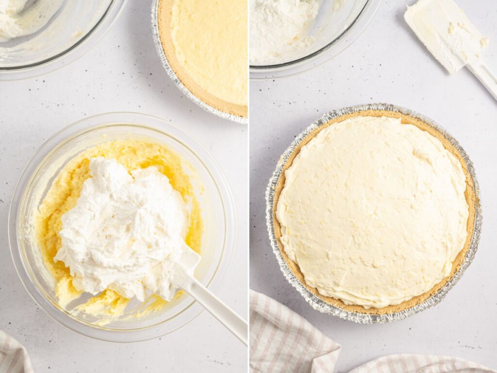 Process images for this no bake pie
