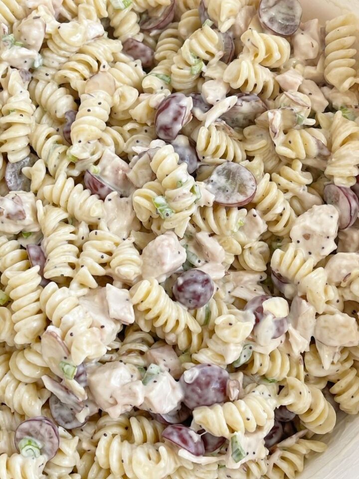 Poppy Seed Chicken Pasta Salad Together as Family