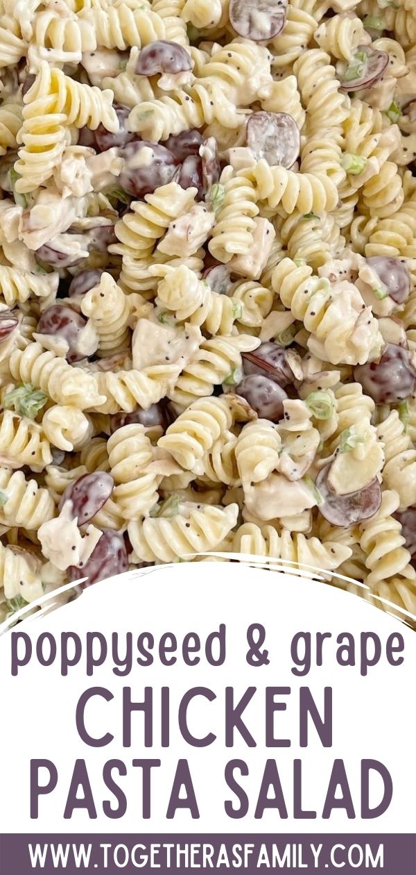 Poppy Seed Chicken Pasta Salad - Together as Family