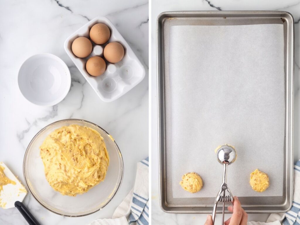 Toffee Cake Mix Cookies Together as Family