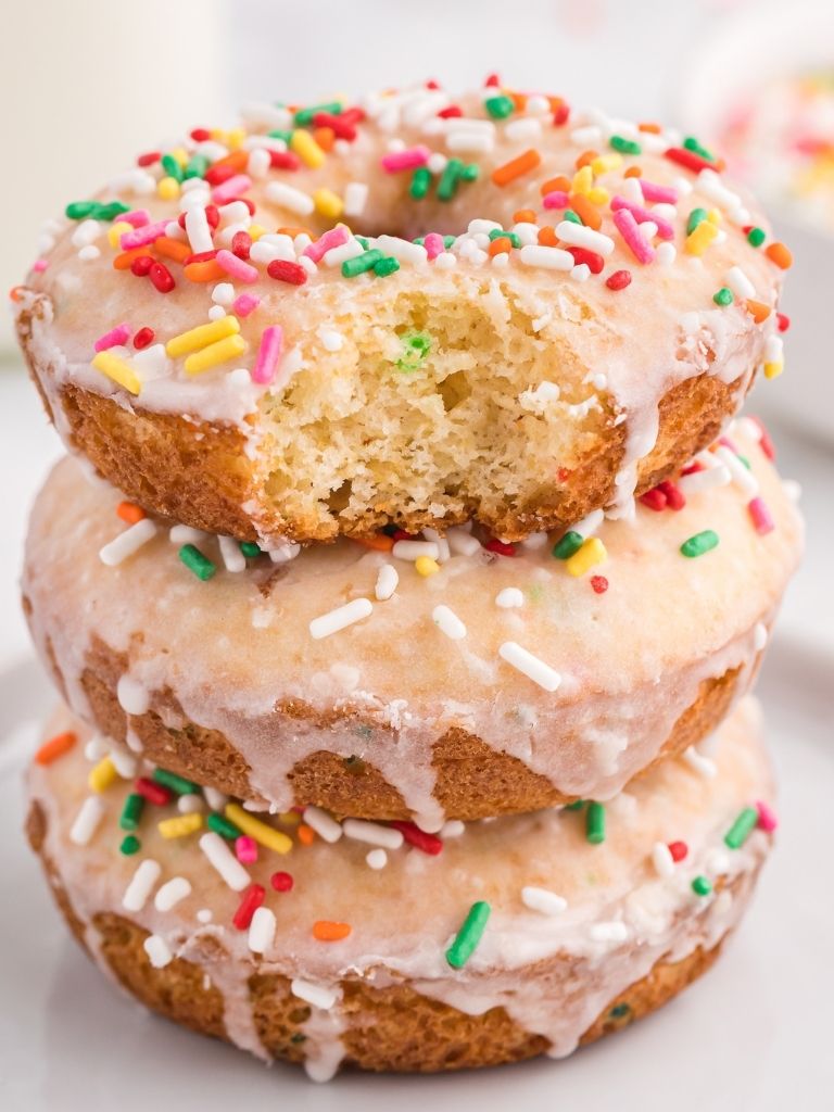 Easy Funfetti Donuts (With a Cake Mix!)