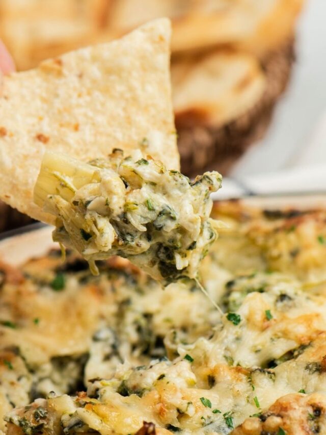 BAKED SPINACH ARTICHOKE DIP Story Together as Family