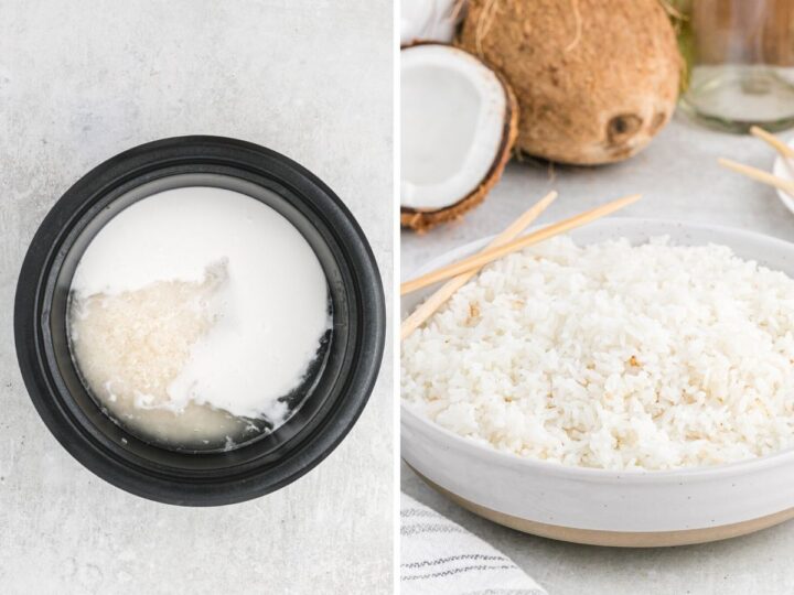 Coconut Rice Recipe (Made In Rice Cooker) Together as Family
