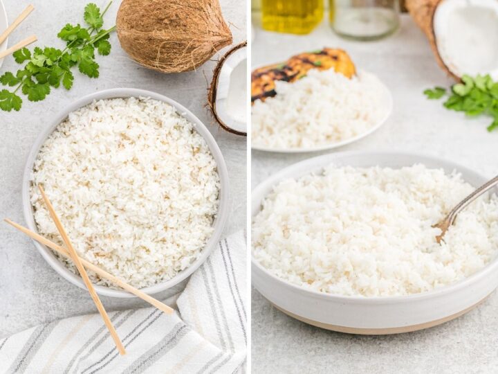 Coconut Rice Recipe (Made In Rice Cooker) Together as Family