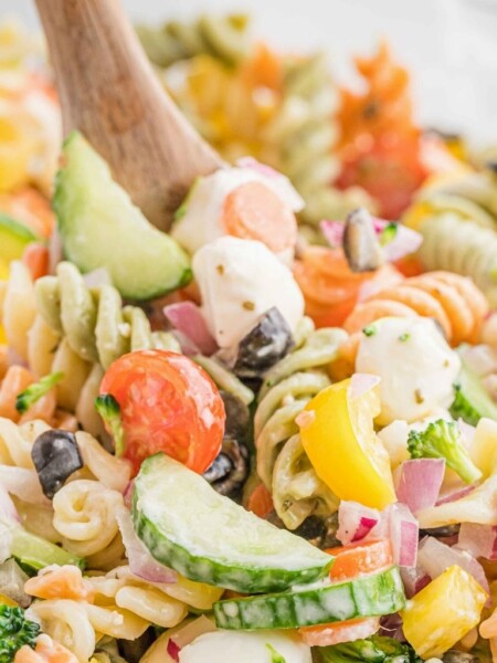 Tri Color Pasta Salad - Together as Family
