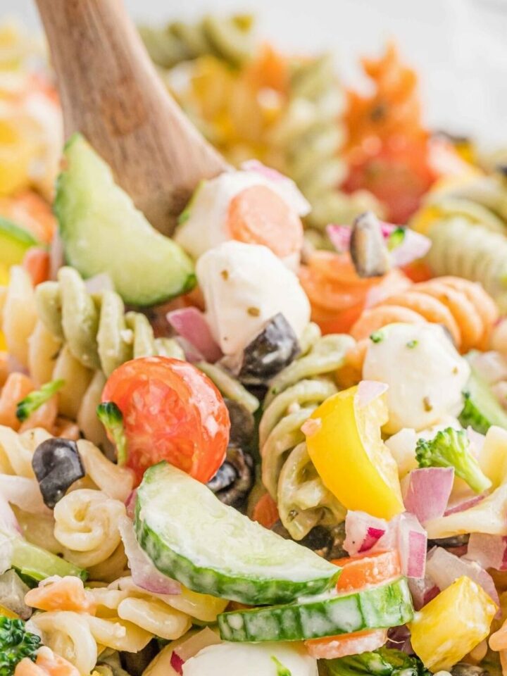 Tri Color Pasta Salad - Together as Family