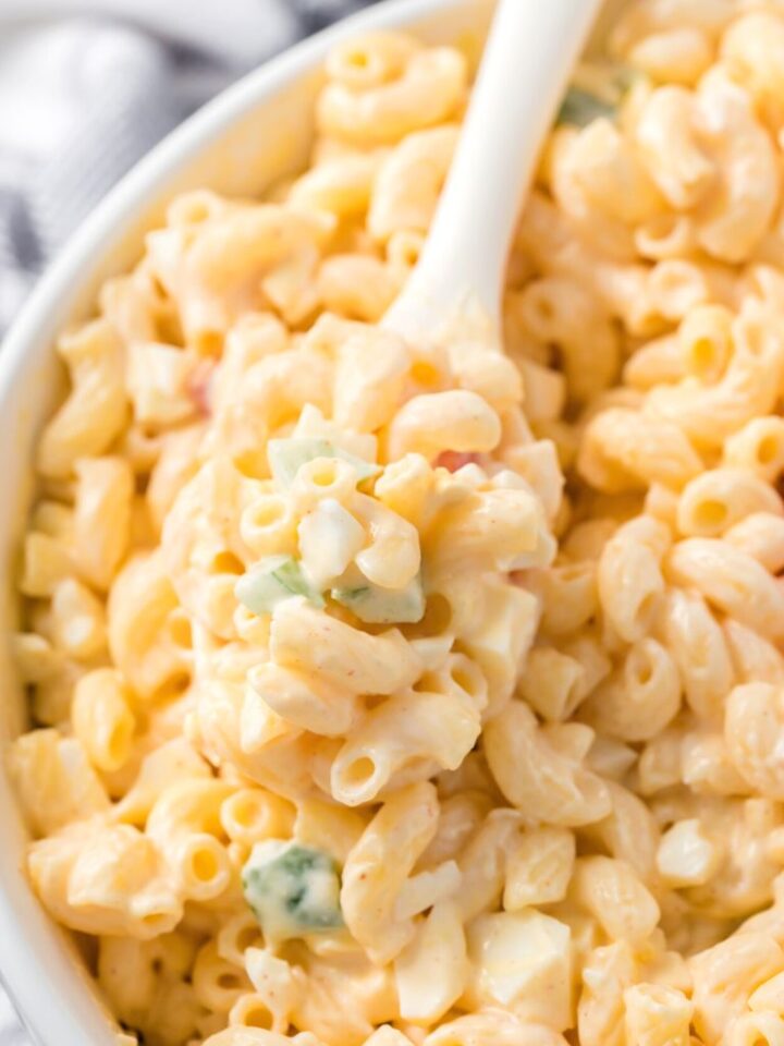 Creamy Macaroni Salad Recipe - Together as Family