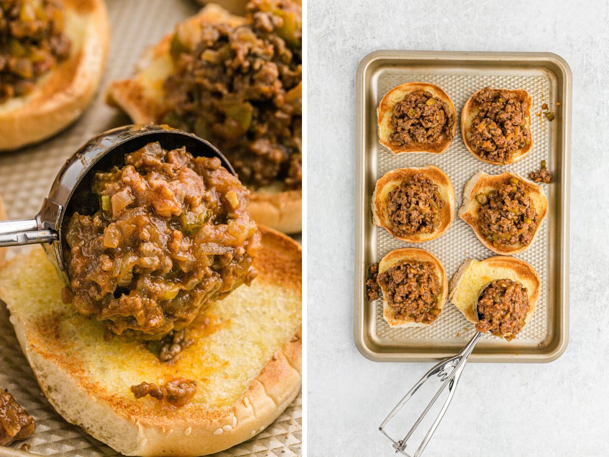 How to make cheeseburger sloppy Joe with step by step photo instructions. 