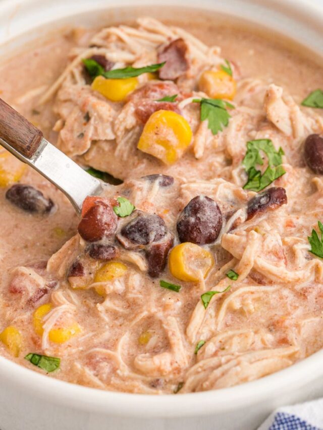 Crock Pot Cream Cheese Chicken Chili Together as Family