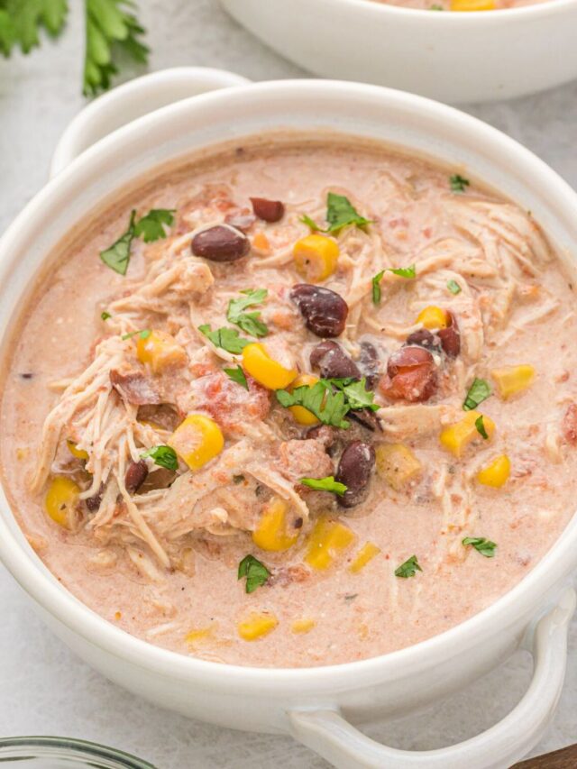 Crock Pot Cream Cheese Chicken Chili Together as Family