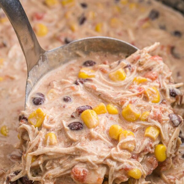 Crock Pot Cream Cheese Chicken Chili - Together as Family