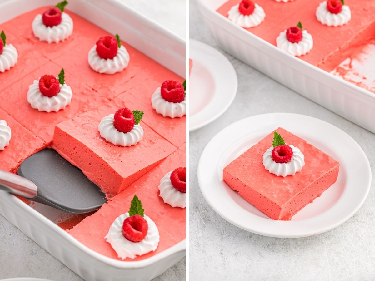 How to make this jello recipe with step by step picture instructions. 