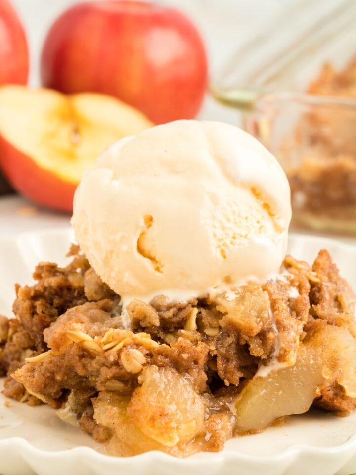 Easy Apple Dump Cake Together as Family
