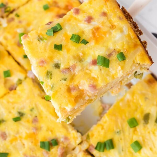 Ham and Hashbrown Breakfast Casserole Together as Family