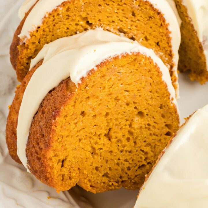 Pumpkin Spice Bundt Cake (Made With A Cake Mix) - Together As Family