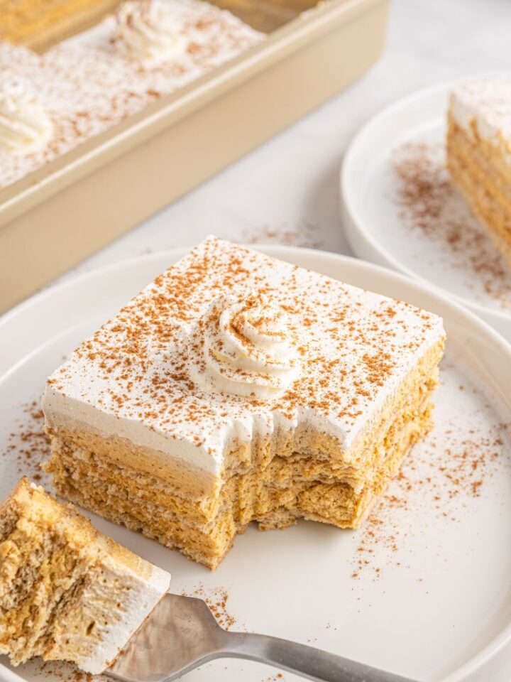 Pumpkin Icebox Cake Together as Family