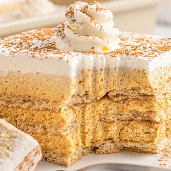 Pumpkin Icebox Cake Together as Family