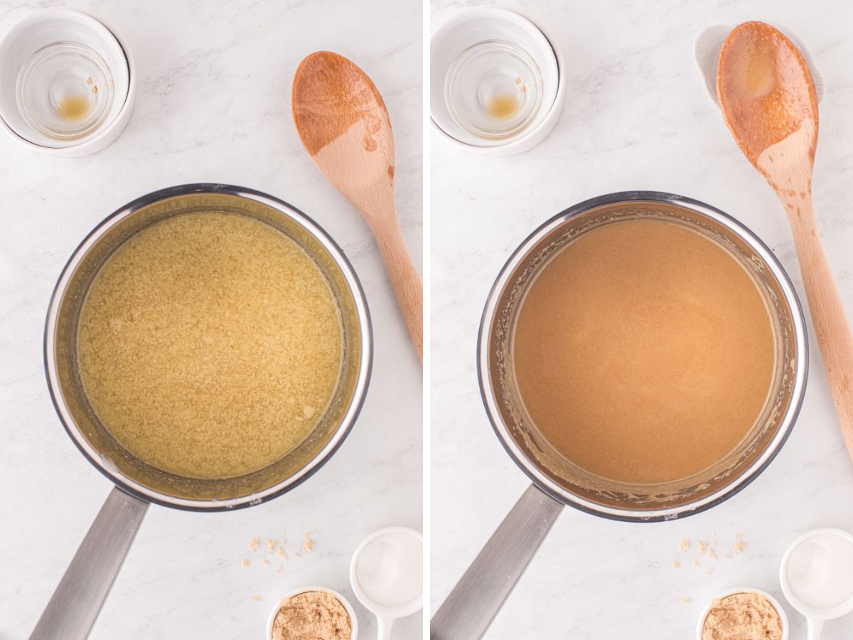 How to make this easy caramel sauce with step by step process photos included.
