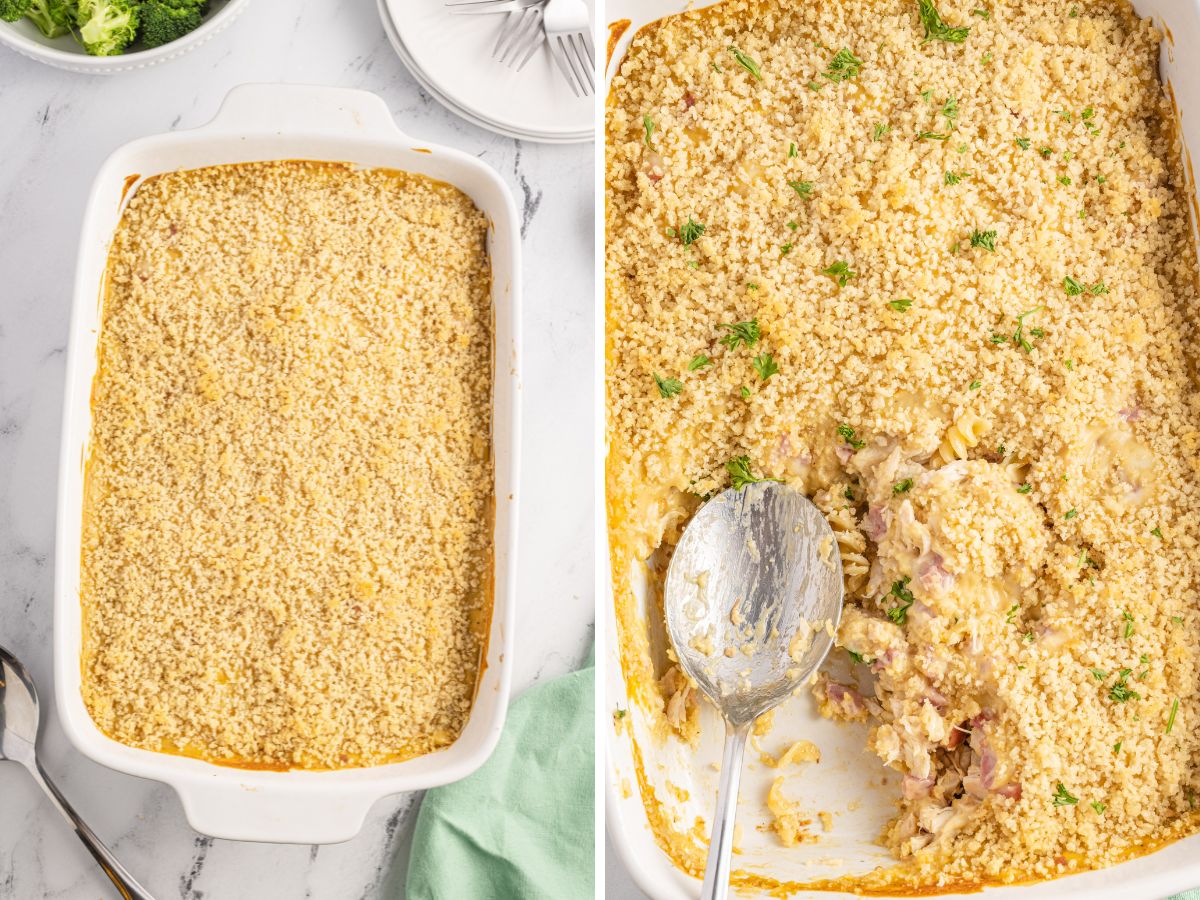 Process images of how to make this casserole.
