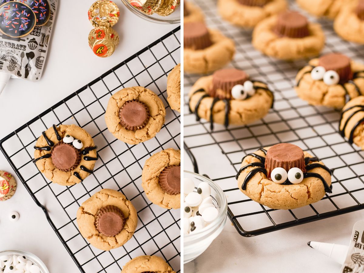 How to make these halloween cookies with step by step directions with pictures. 