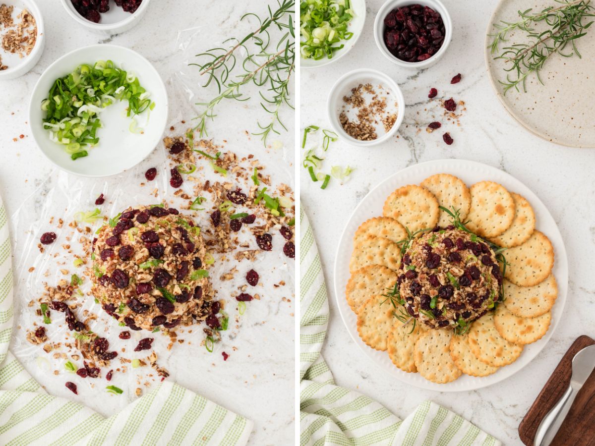 How to make this cheeseball recipe with step by step process photos. 