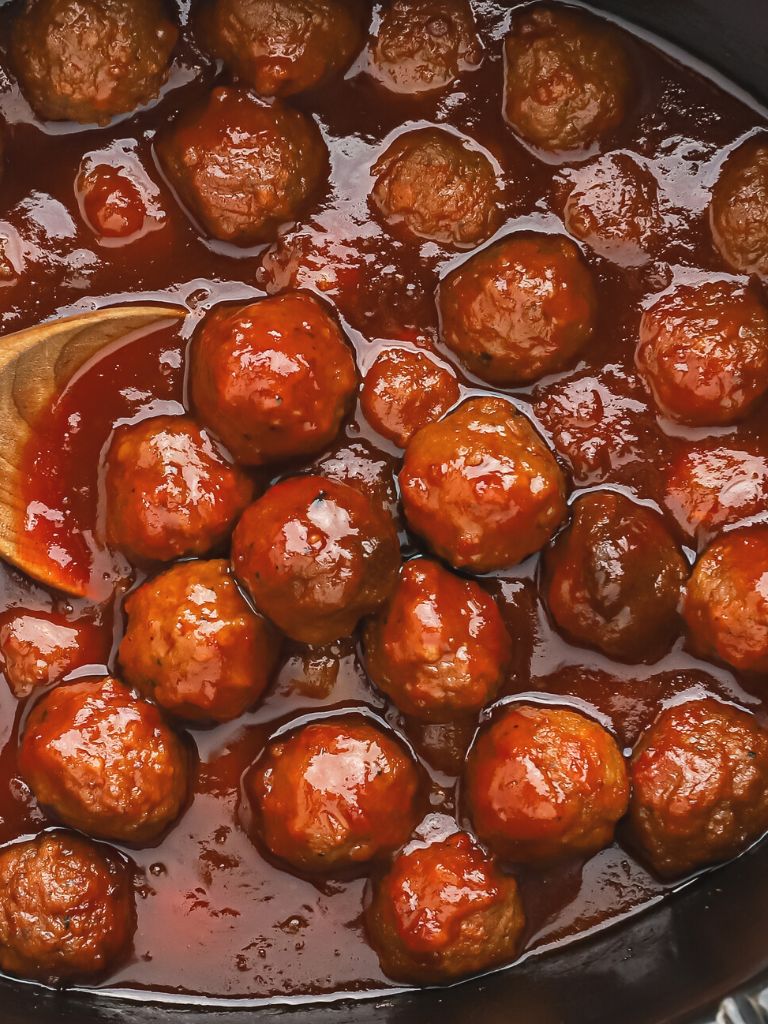 Crockpot Jelly Meatballs