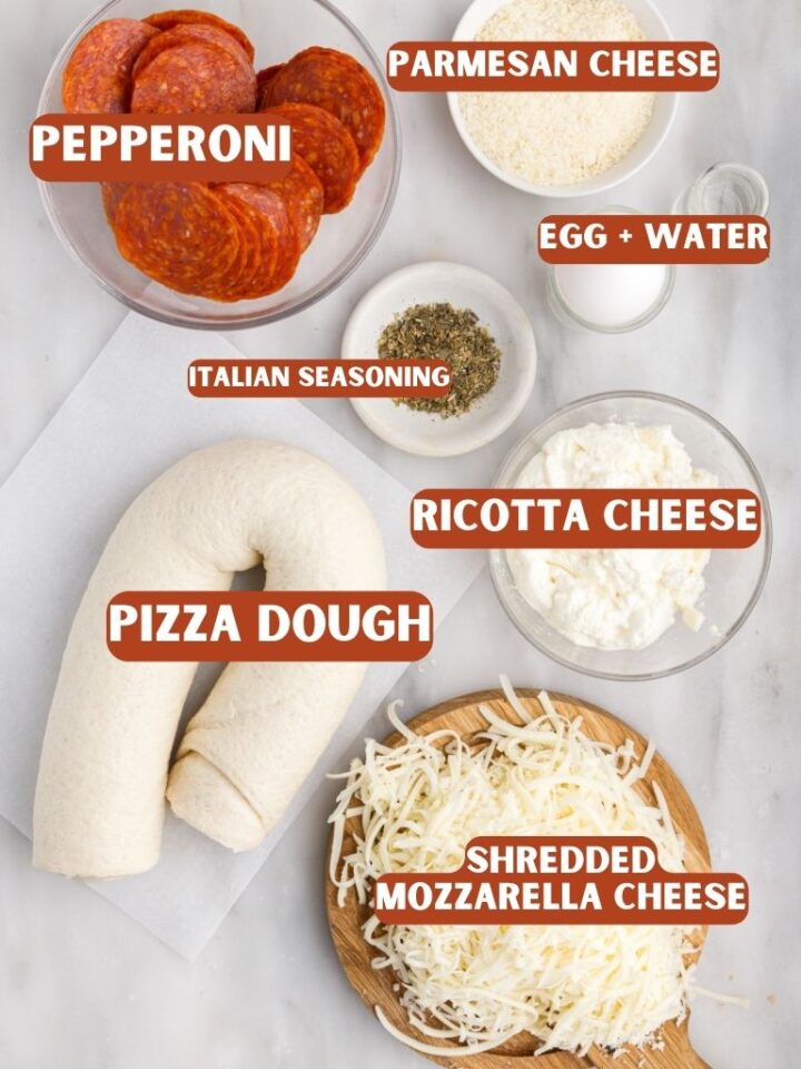 Pepperoni Calzones Together as Family