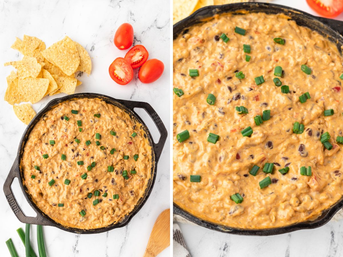 How to make this cheesy nacho dip recipe with step by step process photos. 