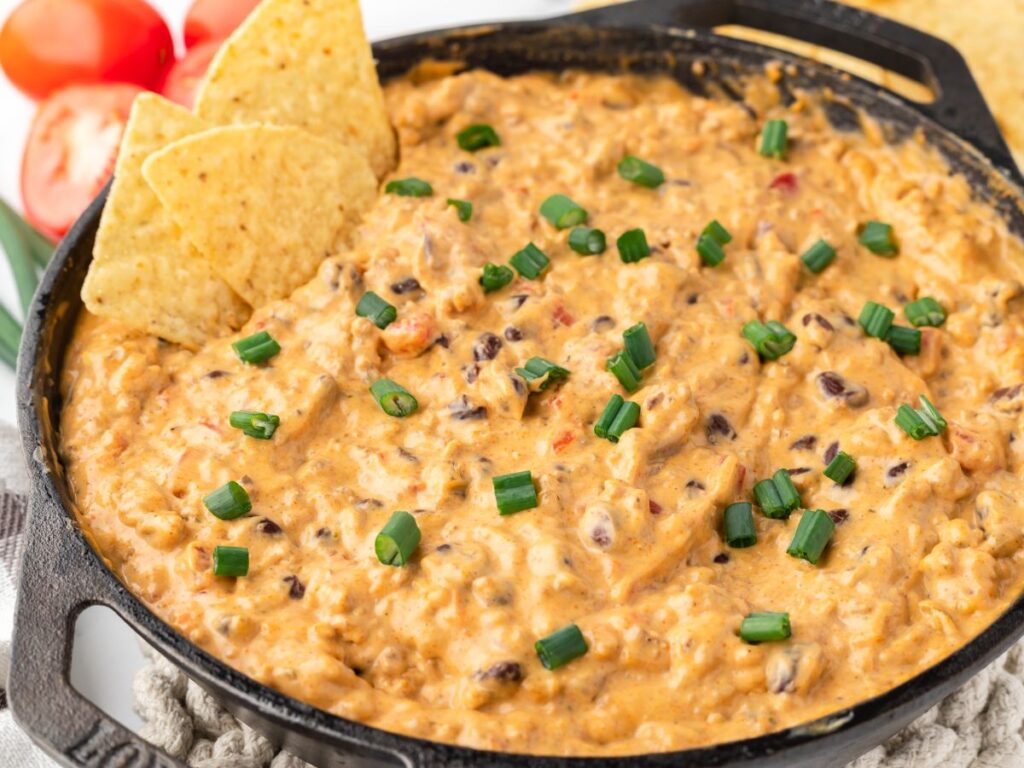 Ground Beef Nacho Dip (with Velveeta Cheese) Together as Family