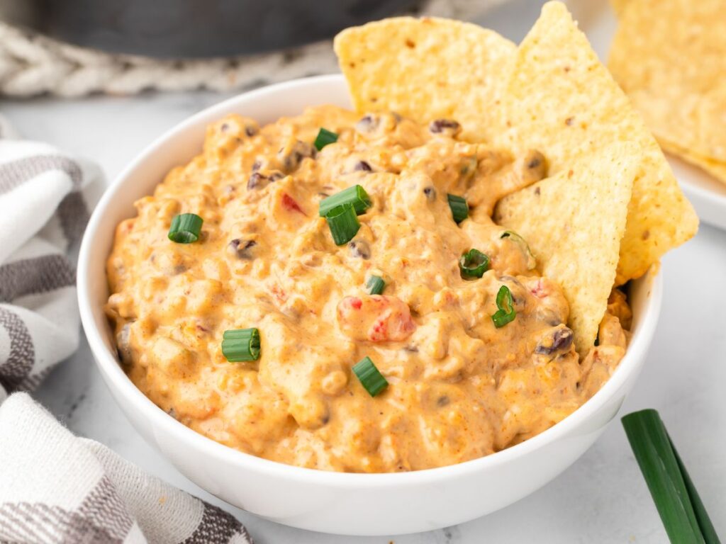 Ground Beef Nacho Dip (with Velveeta Cheese) Together as Family