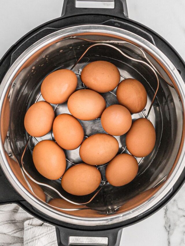 Perfect Instant Pot Hard Boiled Eggs (Easy Peel) Together as Family