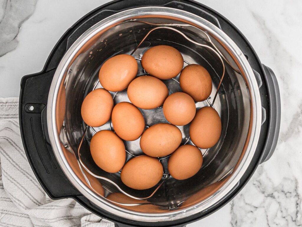 Perfect Instant Pot Hard Boiled Eggs (Easy Peel) Together as Family