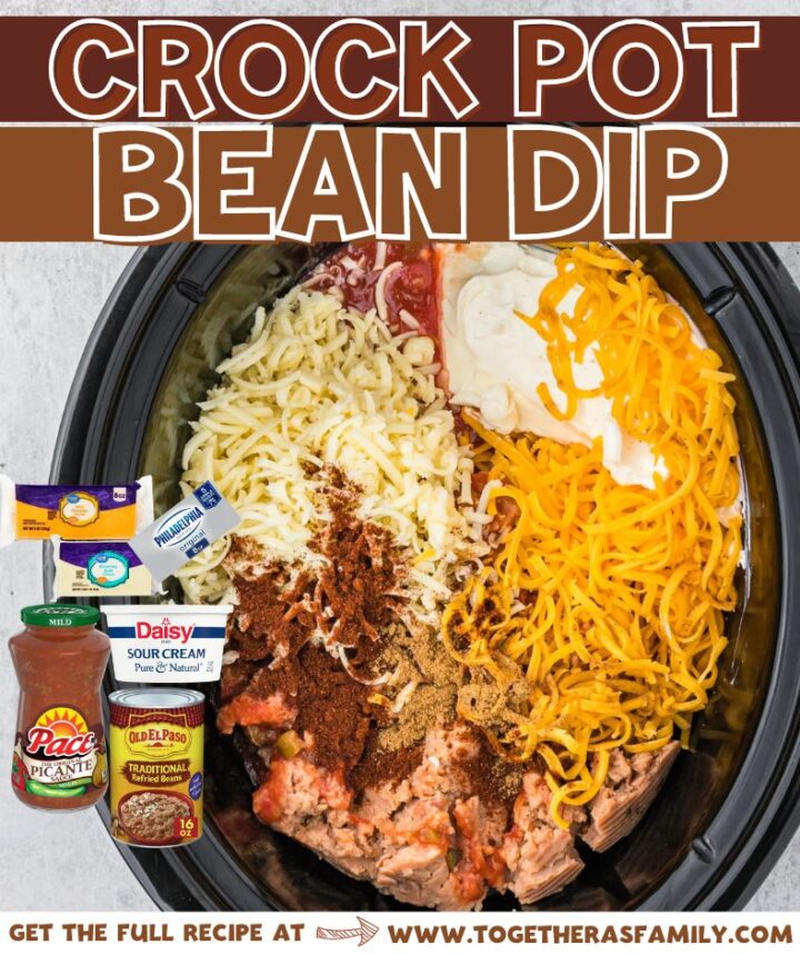 Crock Pot Bean Dip Together as Family