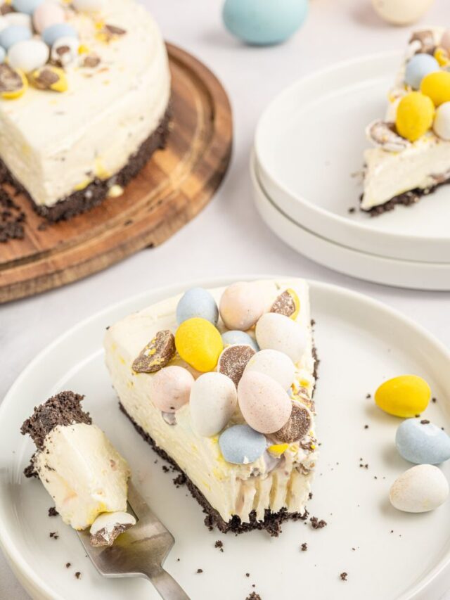 Easter Egg Cheesecake (No Bake Easter Cheesecake) Together as Family