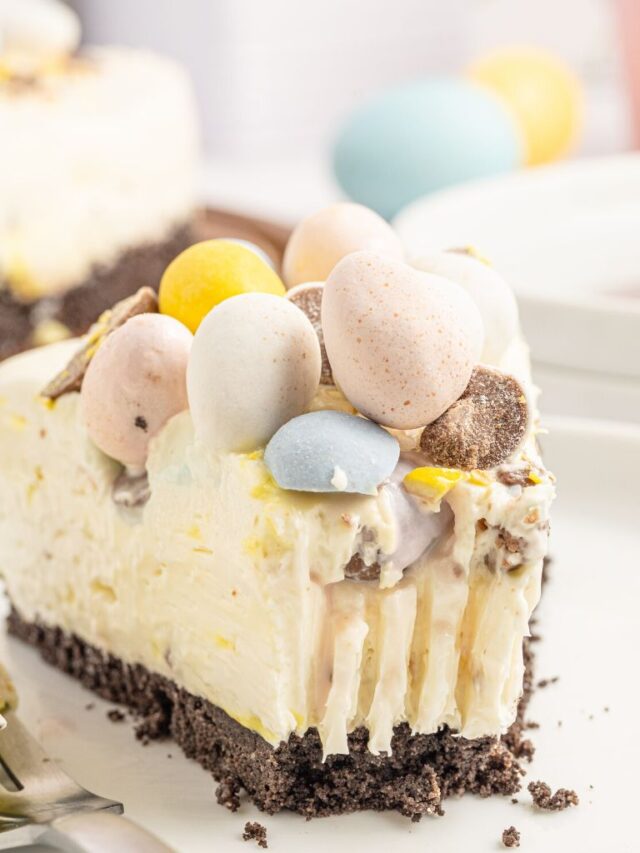 Easter Egg Cheesecake (No Bake Easter Cheesecake) Together as Family