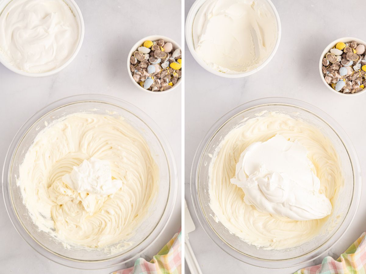 Step by step photos showing how to make this dessert recipe