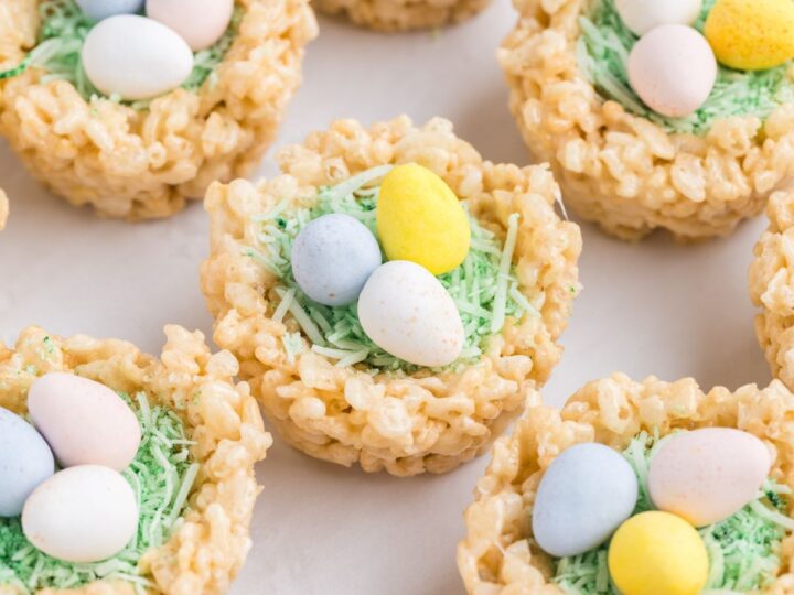 Rice Krispie Easter Egg Nests - Together as Family