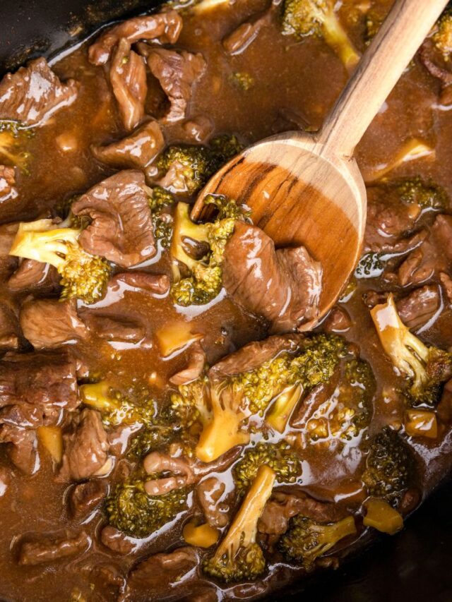 Crock Pot Beef and Broccoli Together as Family