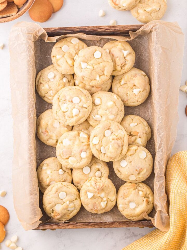 Easy Banana Pudding Cookies Together as Family