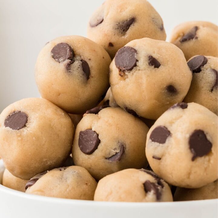 Edible Cookie Dough Bites Together as Family