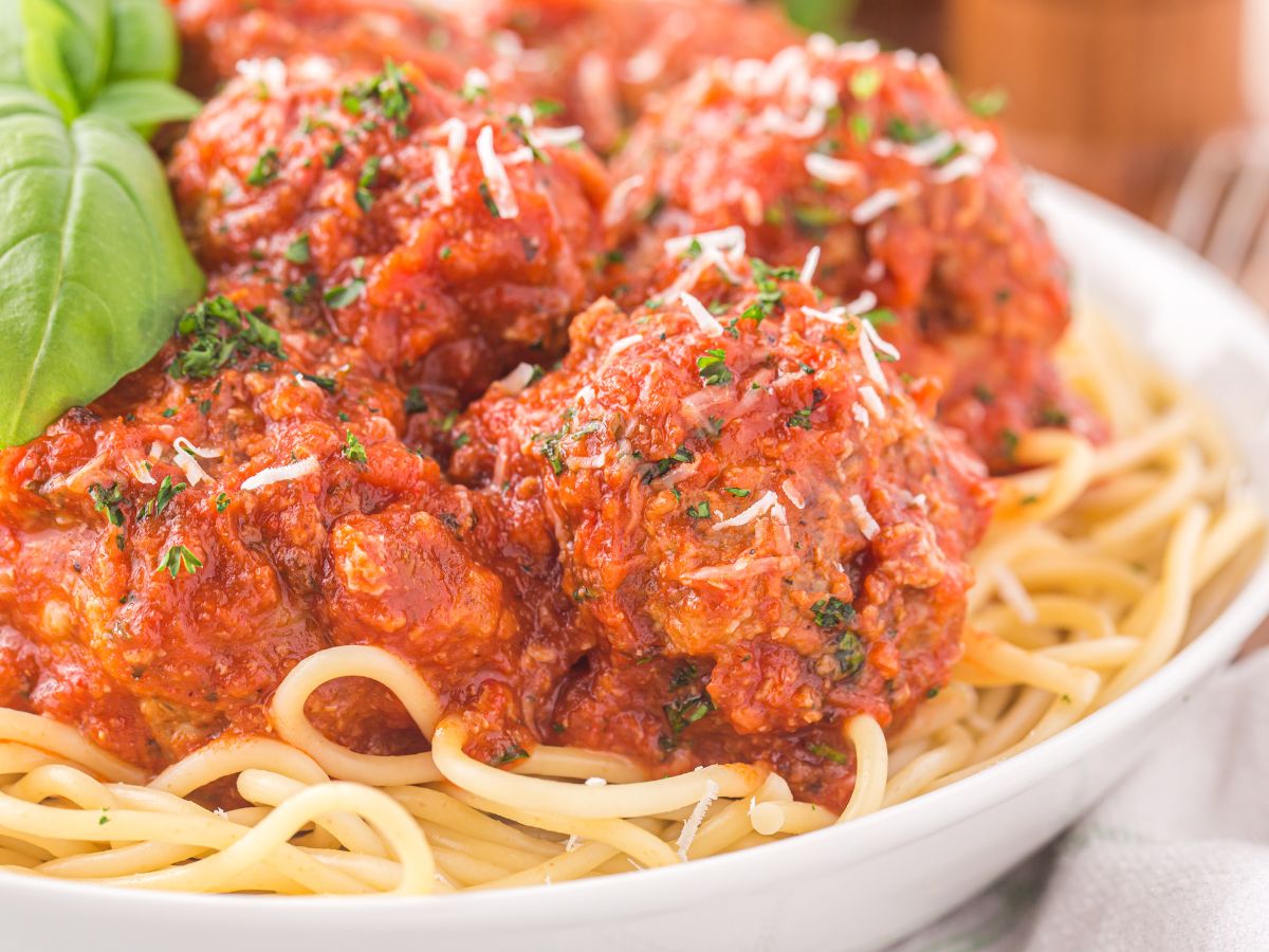 How to make this italian pasta recipe with homemade meatballs. 