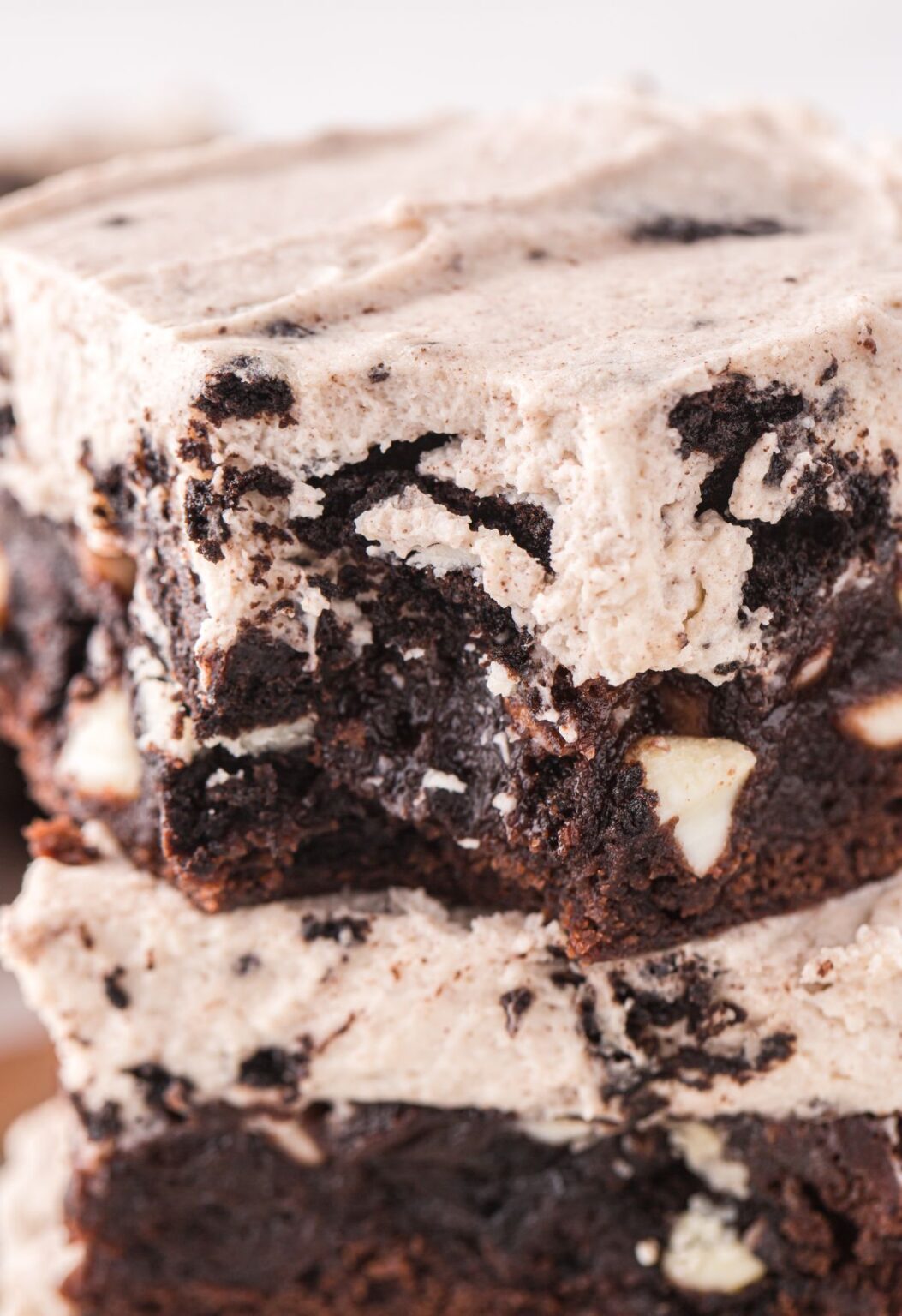 Cookies and Cream Brownies Together as Family