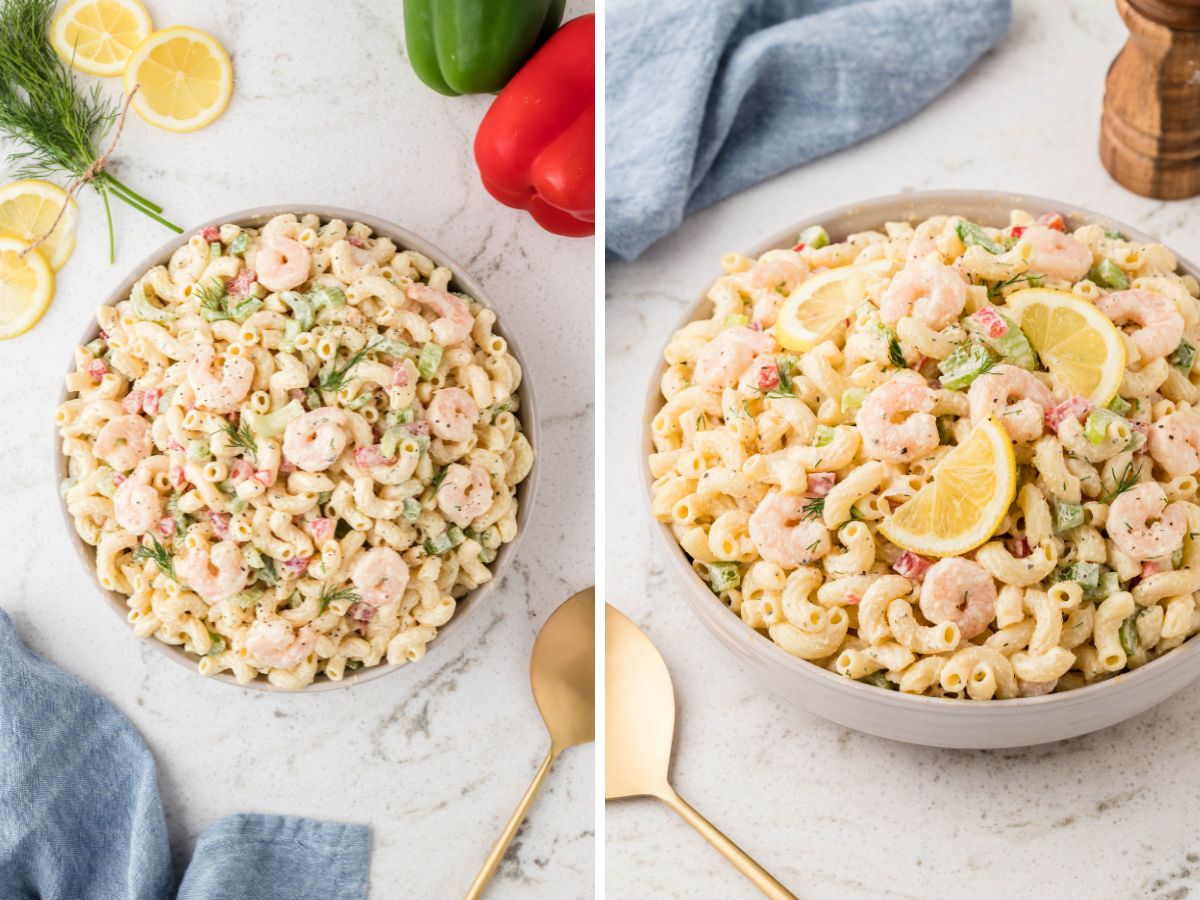 Shrimp Macaroni Salad - Together as Family