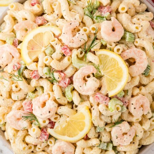 Shrimp Macaroni Salad - Together As Family