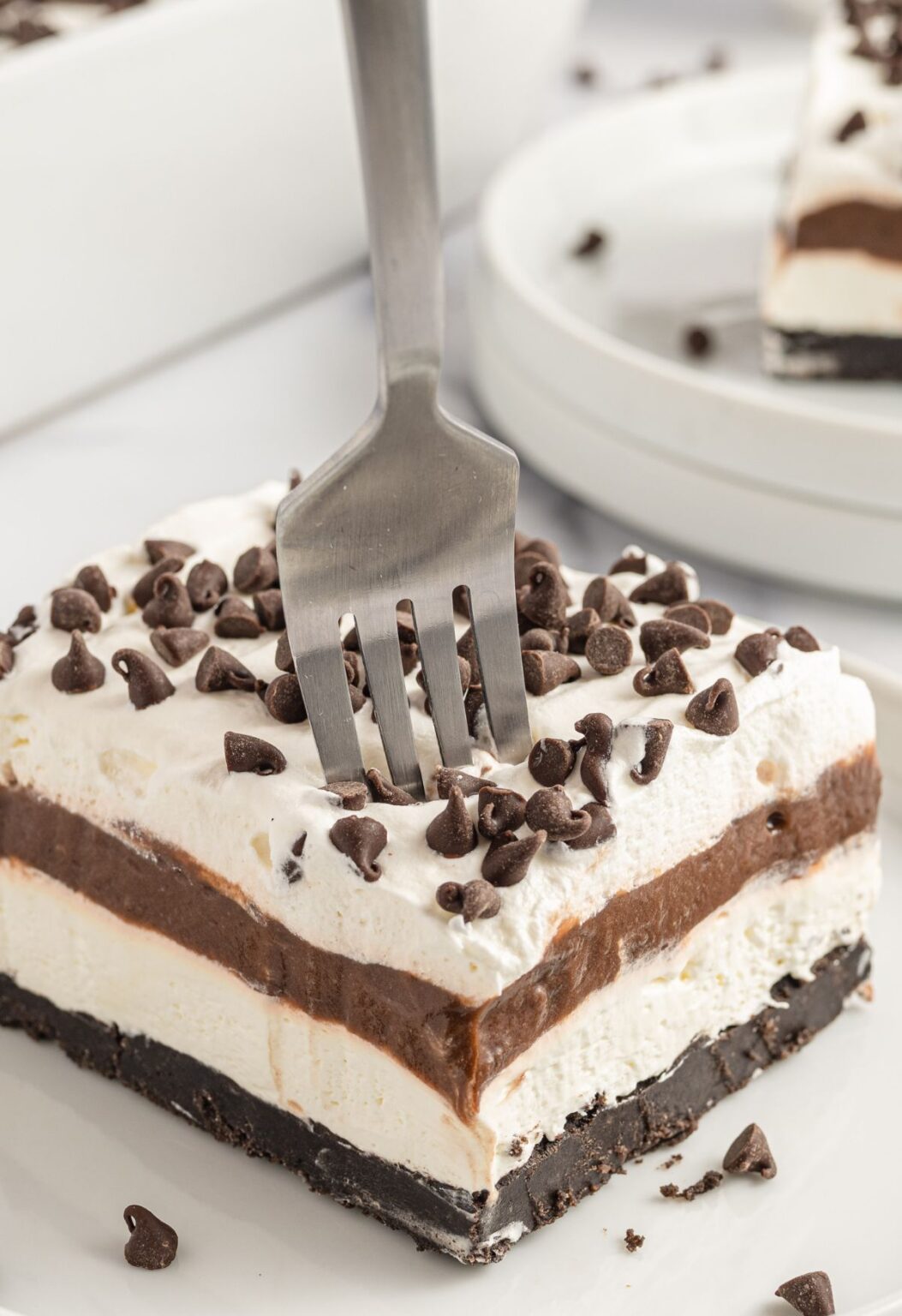 Chocolate Lush Dessert Recipe Together as Family