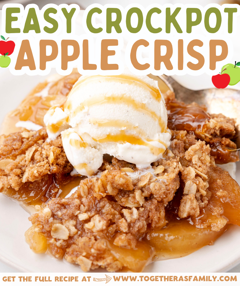 Crockpot Apple Crisp (Canned Apple Pie Filling with Oatmeal) - Together ...