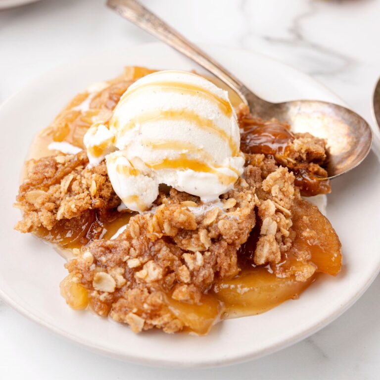 Crockpot Apple Crisp (Canned Apple Pie Filling with Oatmeal) - Together ...
