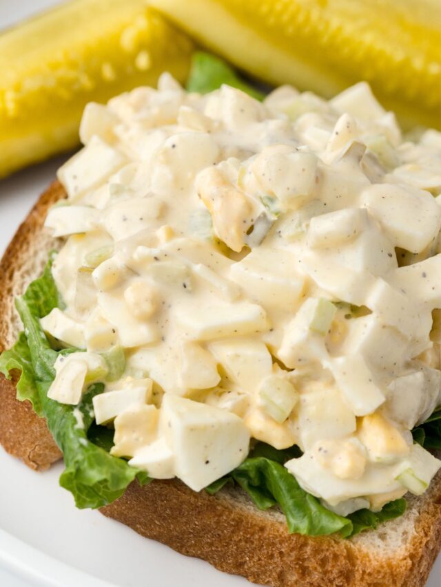 Creamy Dill Pickle Egg Salad Together as Family