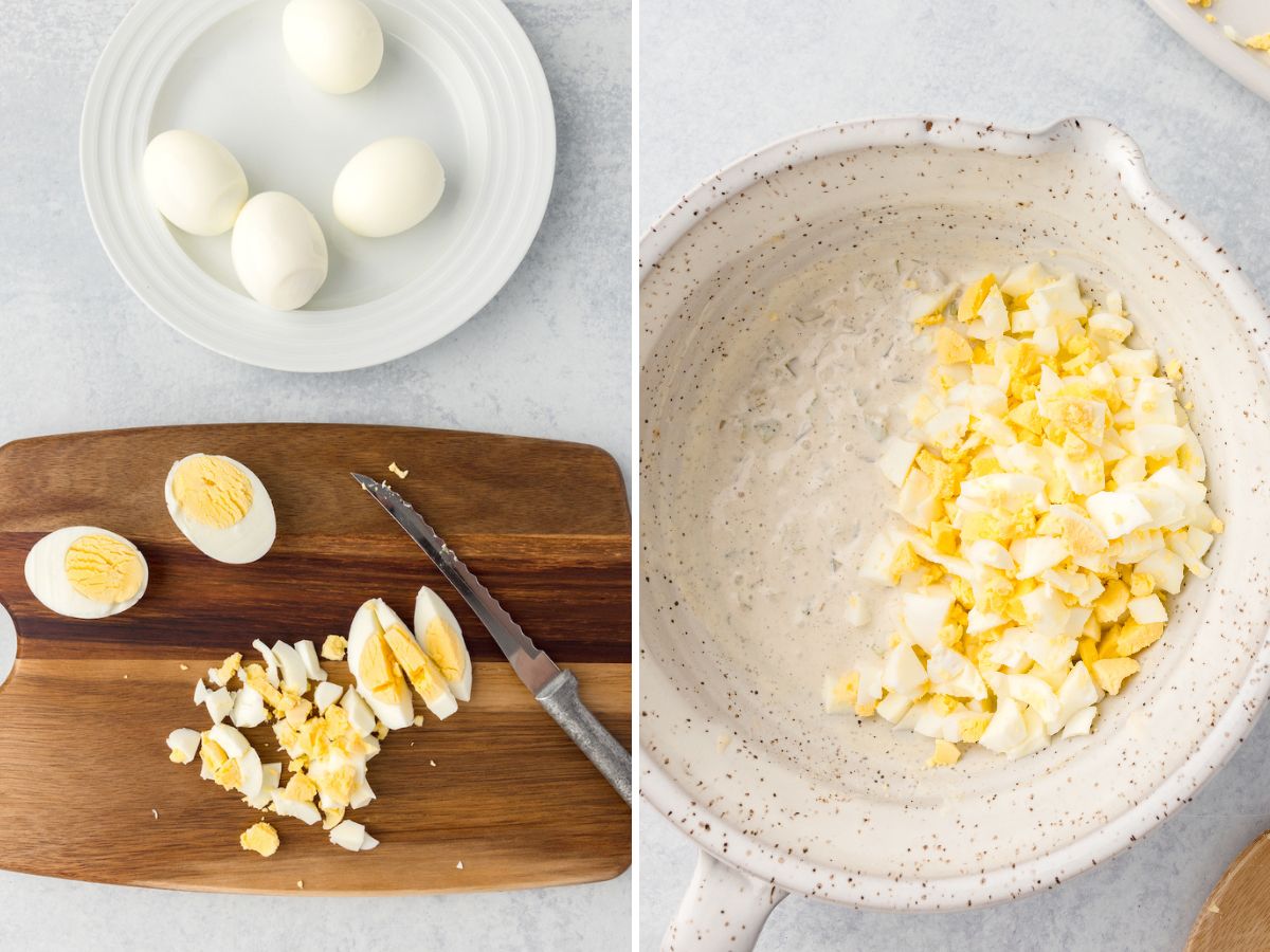 Creamy Dill Pickle Egg Salad Recipe Together as Family