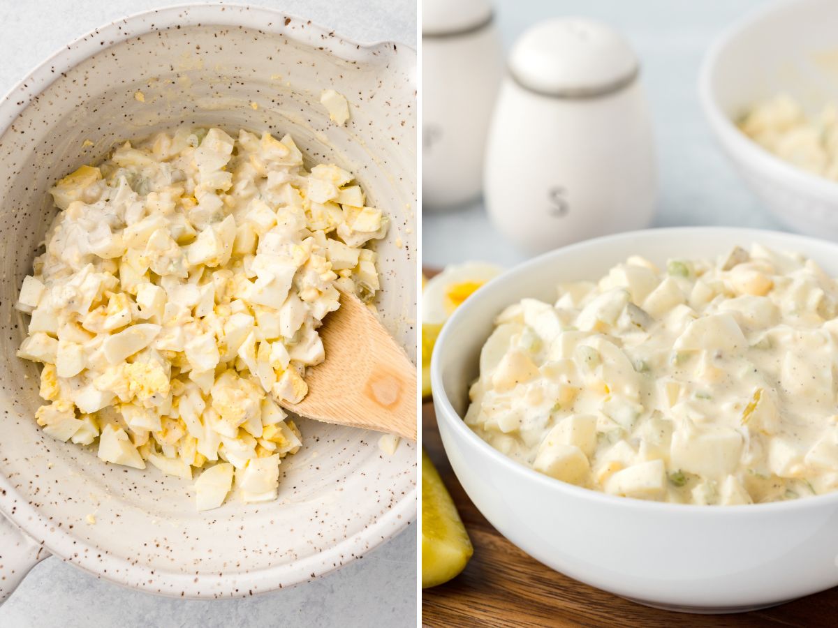 Creamy Dill Pickle Egg Salad Recipe Together as Family